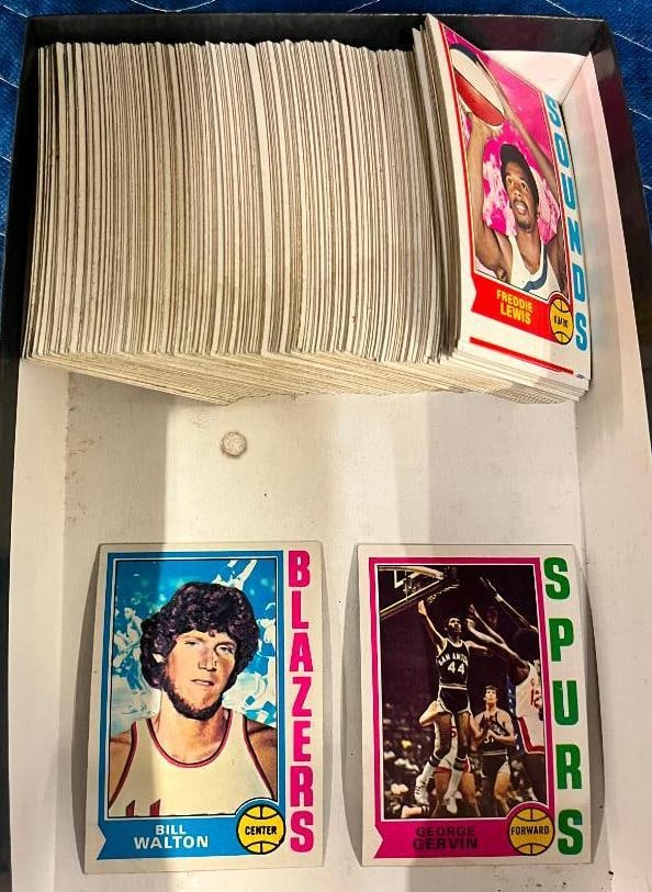 1974 Topps Basketball cards (1 of 6)