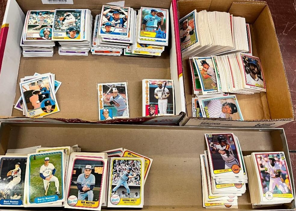 1983 and '84 Topps Baseball cards, early '80s Donruss Baseball (1 of 6)