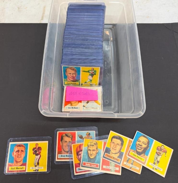 1957 Topps Football Cards, near complete set (1 of 5)