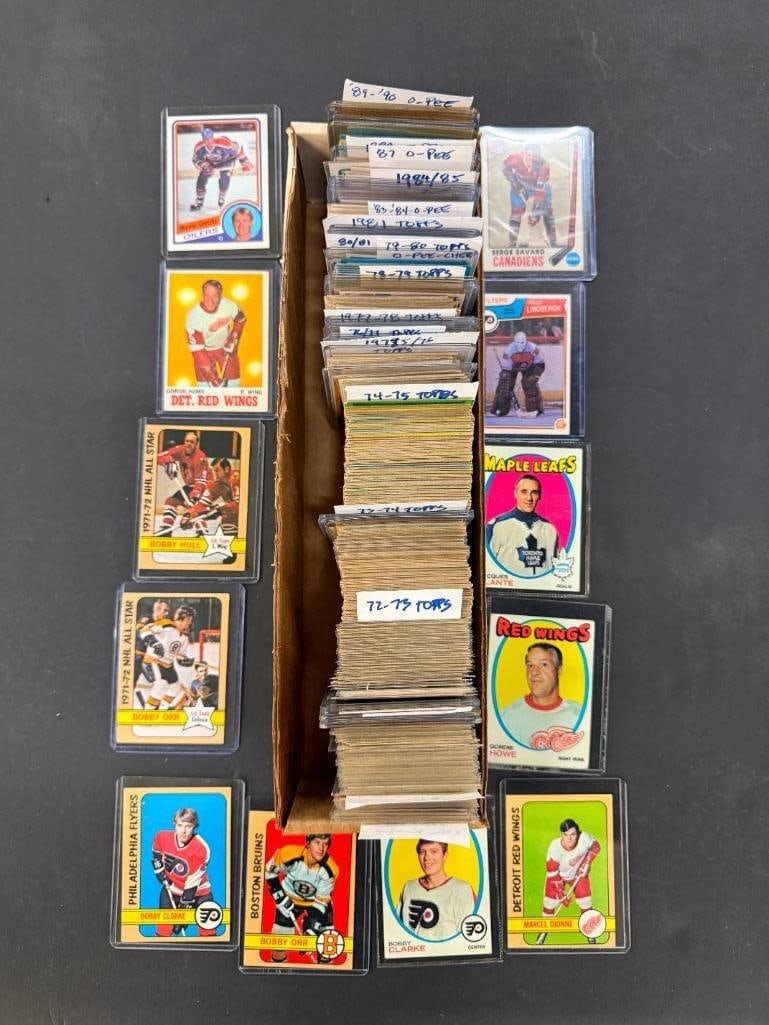 Approx. 1000 Vintage NHL Hockey cards (1 of 7)