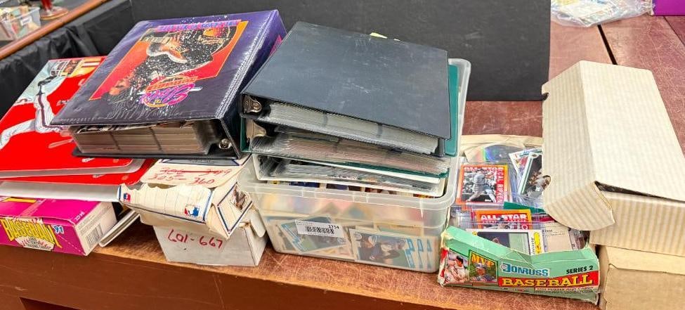 Large group of baseball cards, Elvis cards and more: Large group of baseball cards, Elvis cards and more.