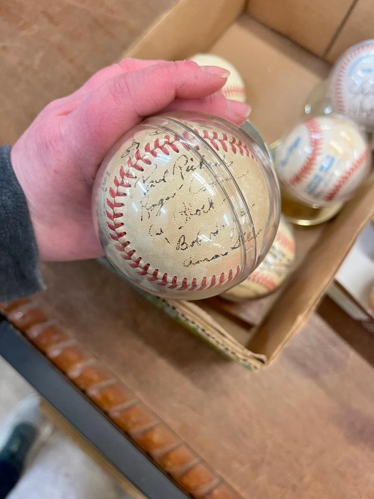 10 Autographed Baseballs - 5