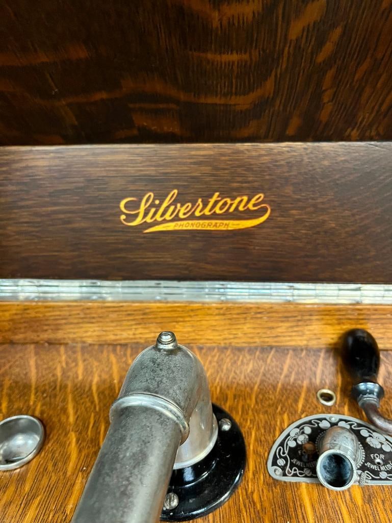 Silvertone Phonograph and records - 3