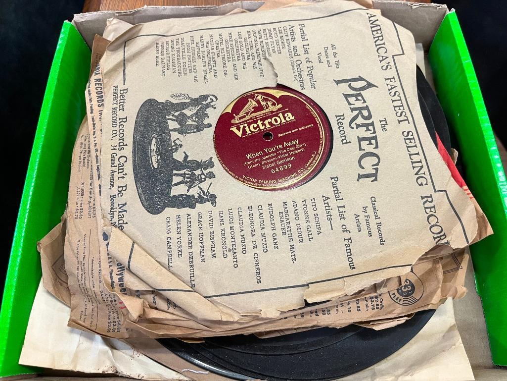 Silvertone Phonograph and records - 4