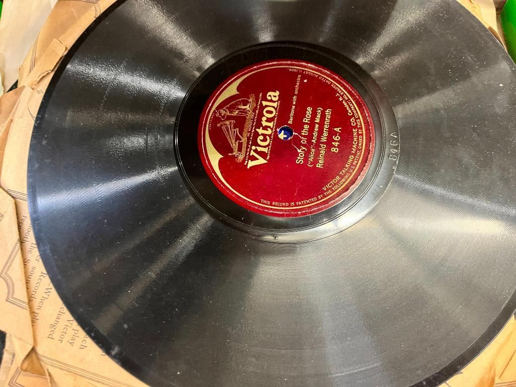 Silvertone Phonograph and records - 7