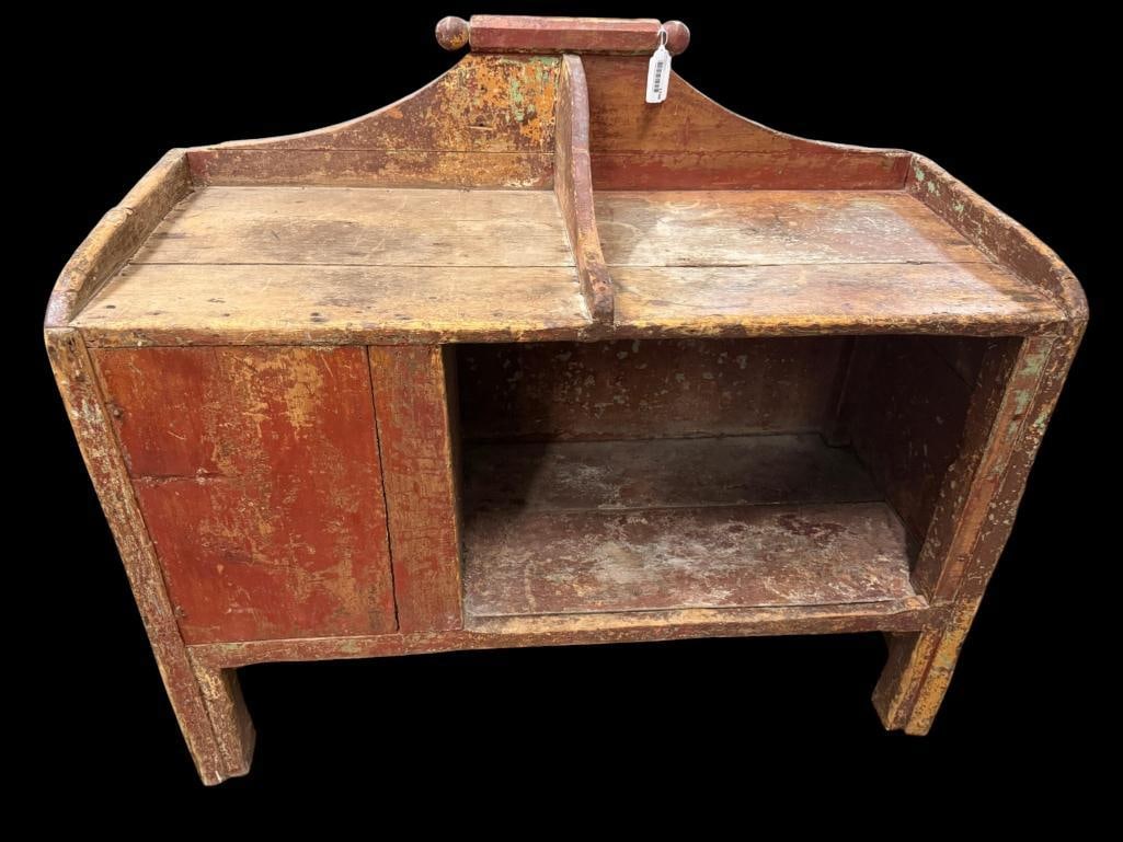 Wood Country Cabinet: Wood Country Cabinet. approx. 37 x 44 x 20 inches.