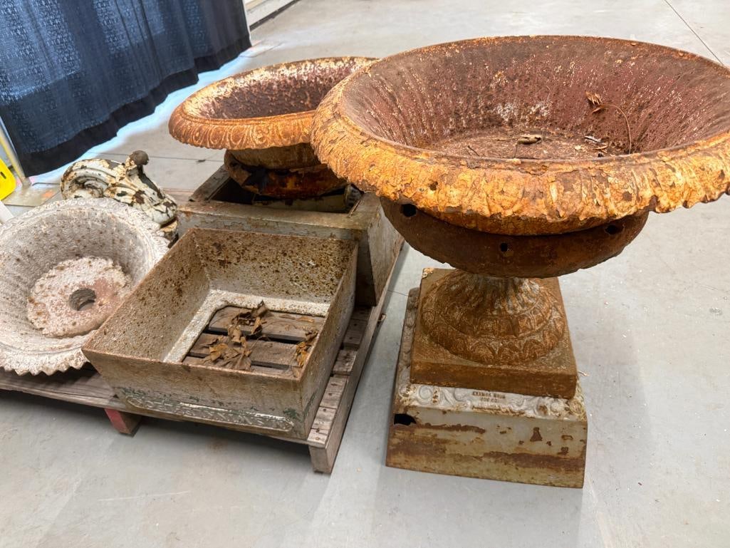 Cast Iron Urns - 9