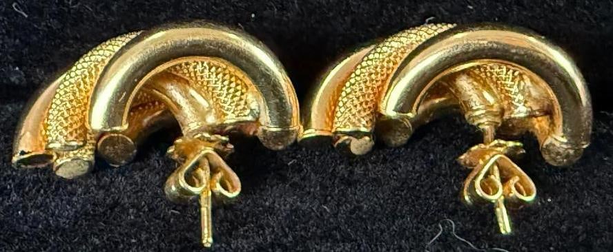 18k Gold earrings - 2