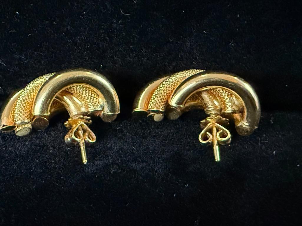18k Gold earrings - 4