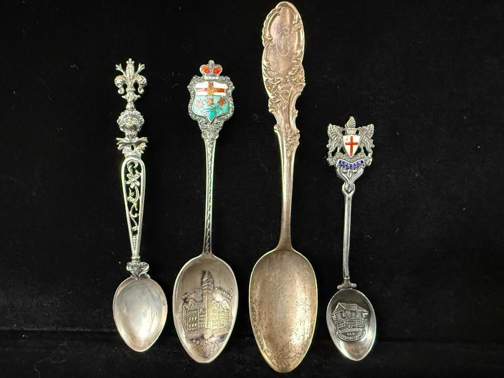 9 Souvenir spoons, etc. - 5