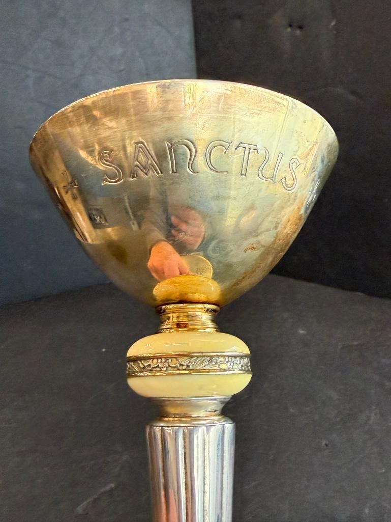 Sterling Silver Chalice with Onyx - 2