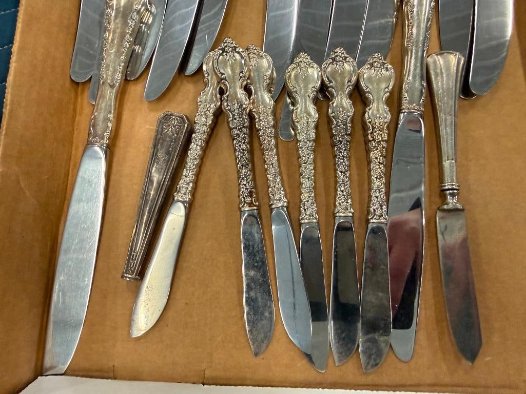 22 Sterling Handled Knives - 4