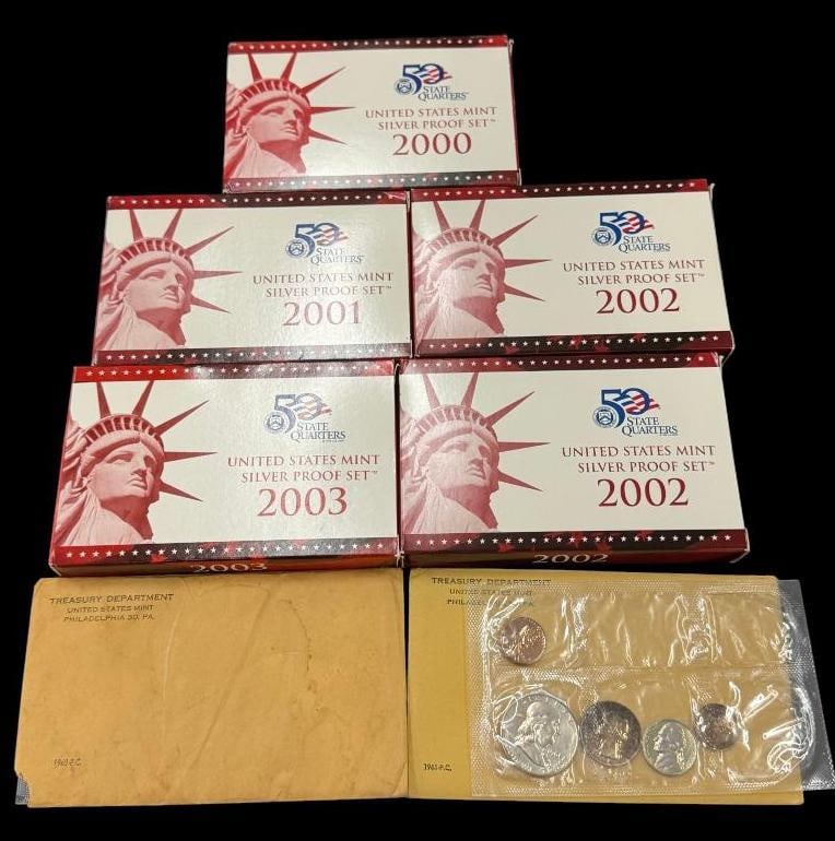U.S. Silver Proof Sets etc. (1 of 5)