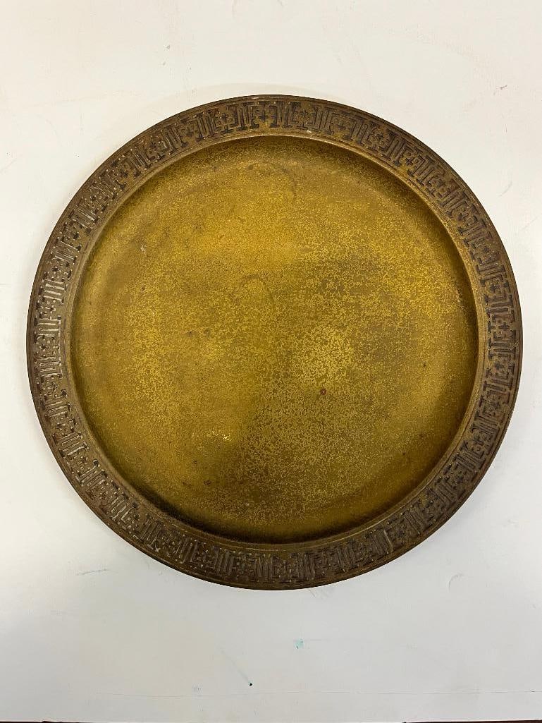 3 Tiffany Studios Bronze plates - 4