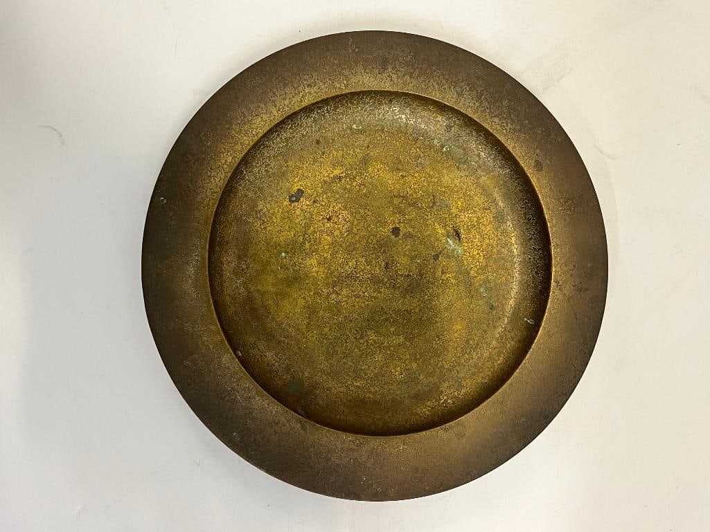 3 Tiffany Studios Bronze plates - 6