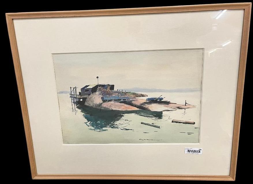 Roy Martell Mason signed watercolor (1 of 4)