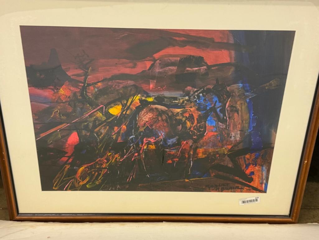 Robert N. Blair signed oil painting (1 of 4)