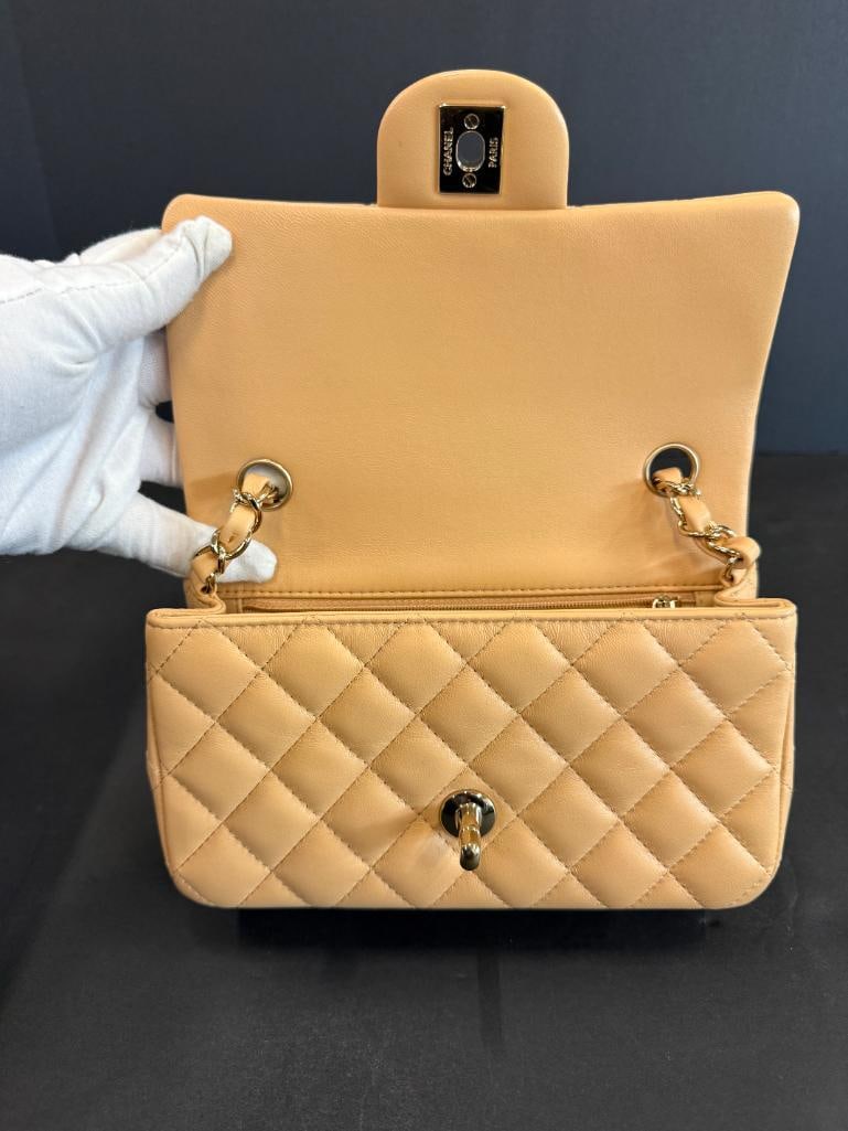 CHANEL Quilted Mini Flap bag - 8