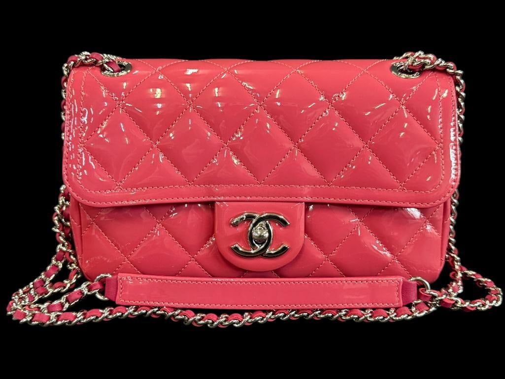 CHANEL Coco Shine Pink Quilted Flap bag (1 of 20)
