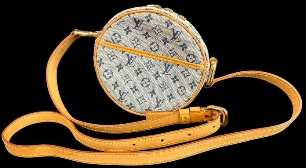 Louis Vuitton Monogram Mini Lin Jeanne: Louis Vuitton Monogram Mini Lin Jeanne shoulder bag. Serial # CA 1000. Approx. 5.5 x 5.5 x 2.5 inches. Provenance: From an Italian collector.