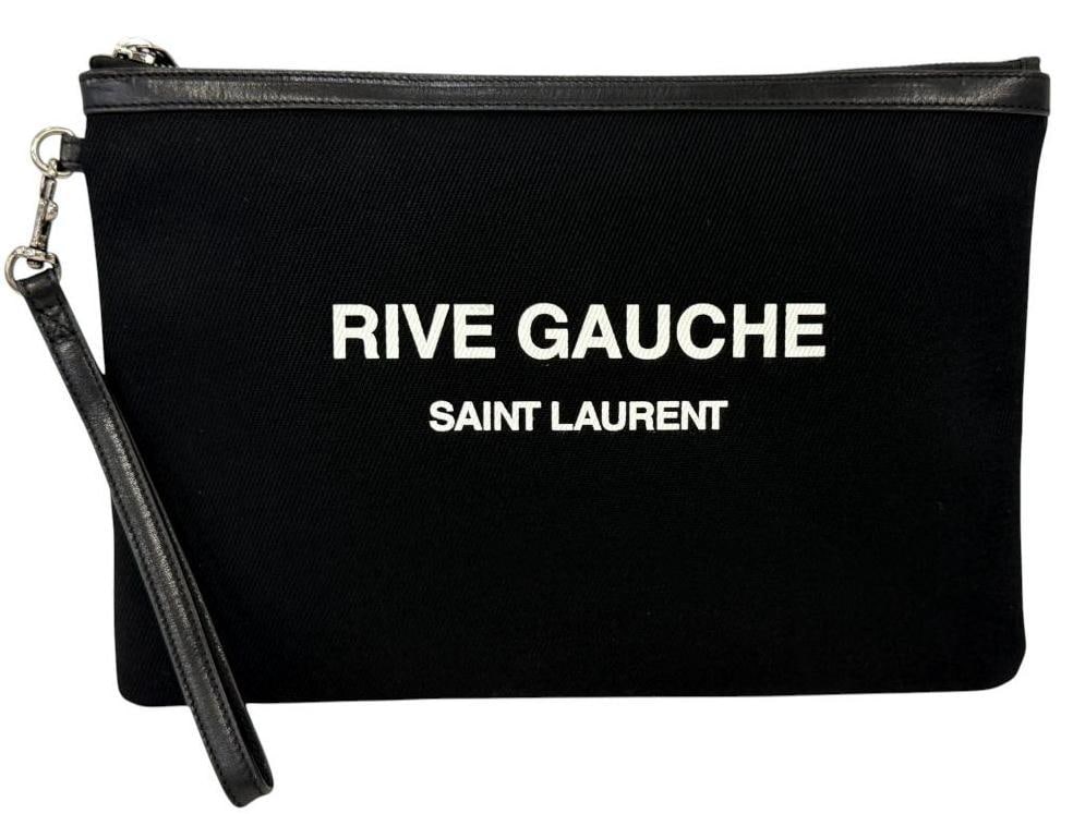 Saint Laurent Rive Gauche canvas pouch (1 of 12)