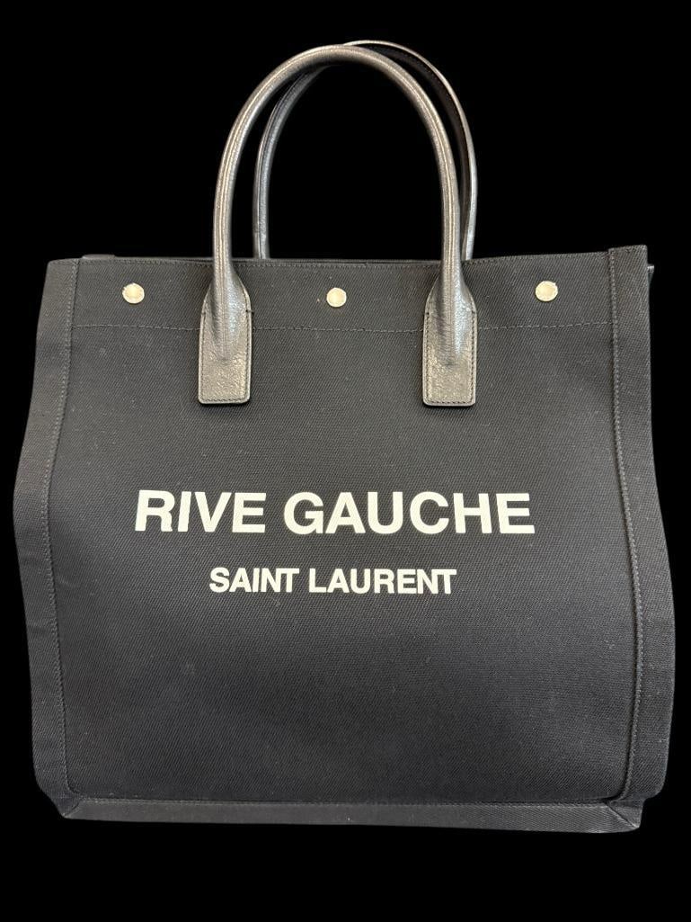 Saint Laurent Rive Gauche Canvas tote (1 of 9)