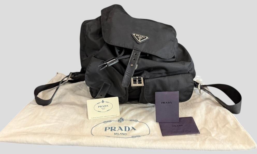 Prada Black Nylon Backpack - 2