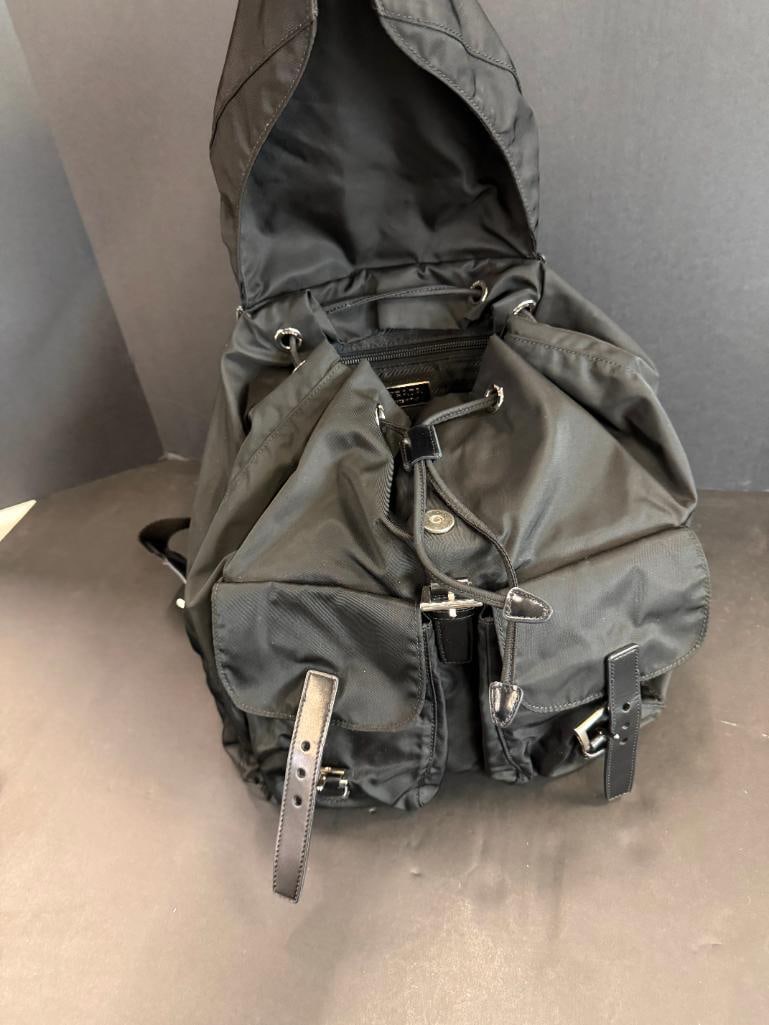 Prada Black Nylon Backpack - 3