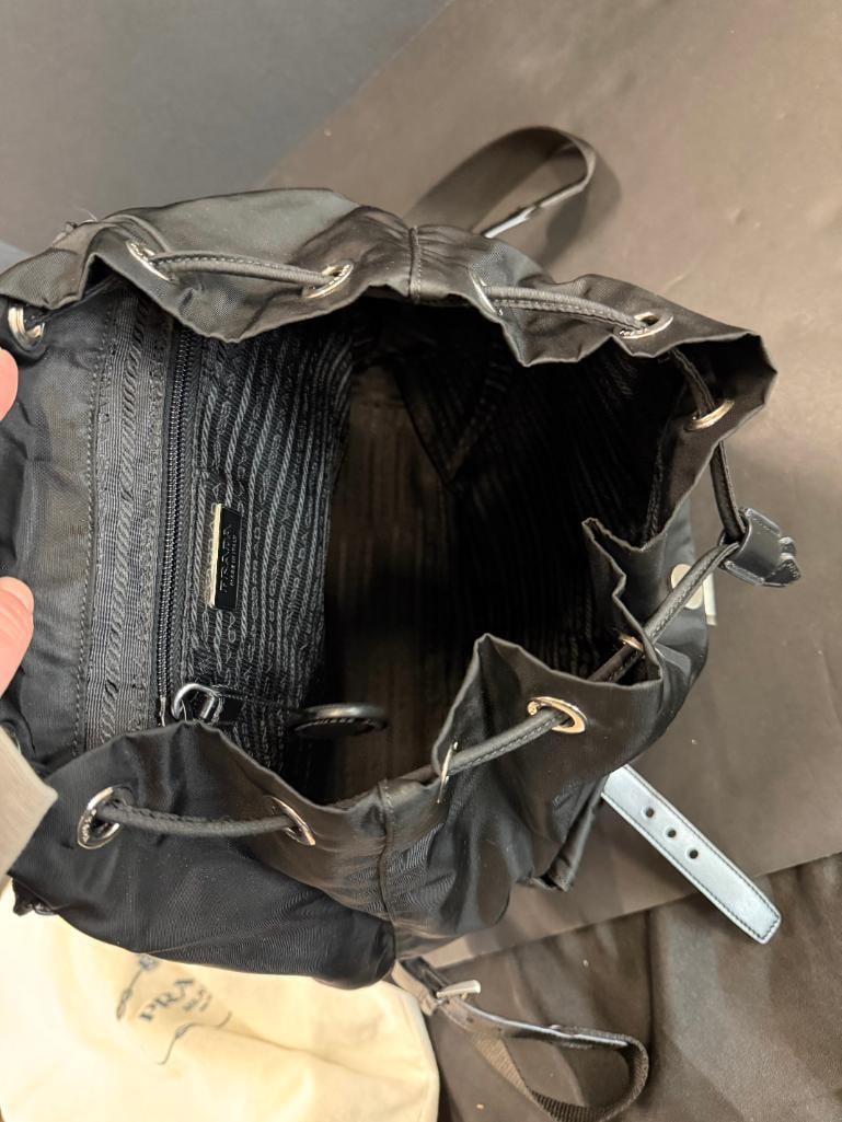 Prada Black Nylon Backpack - 5