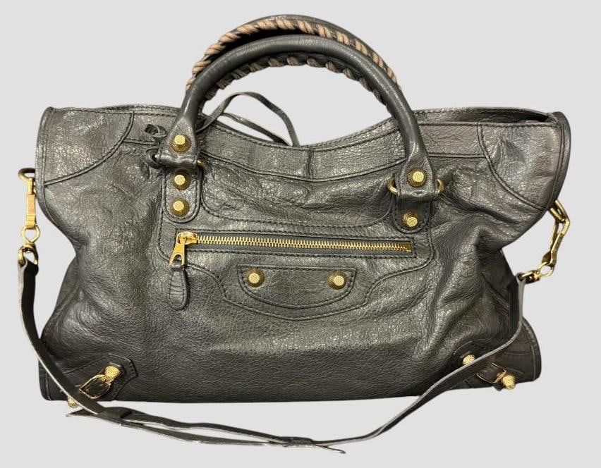 Balenciaga Giant 12 City Bag: Balenciaga Giant 12 City Bag. Comes with Legit App C.O.A. Approx. 15 x 9 x 6 inches. Provenance: From an Italian collector.