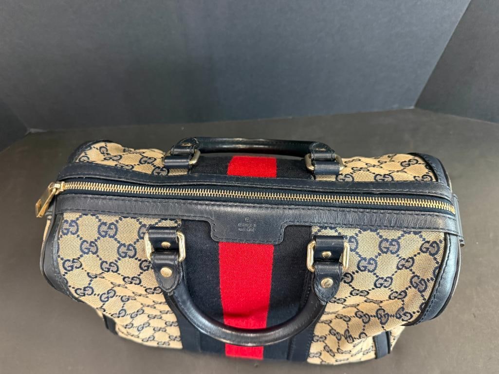 Gucci Web Boston Bag - 2