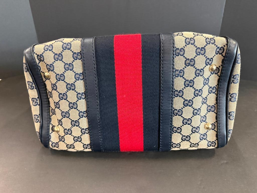 Gucci Web Boston Bag - 6