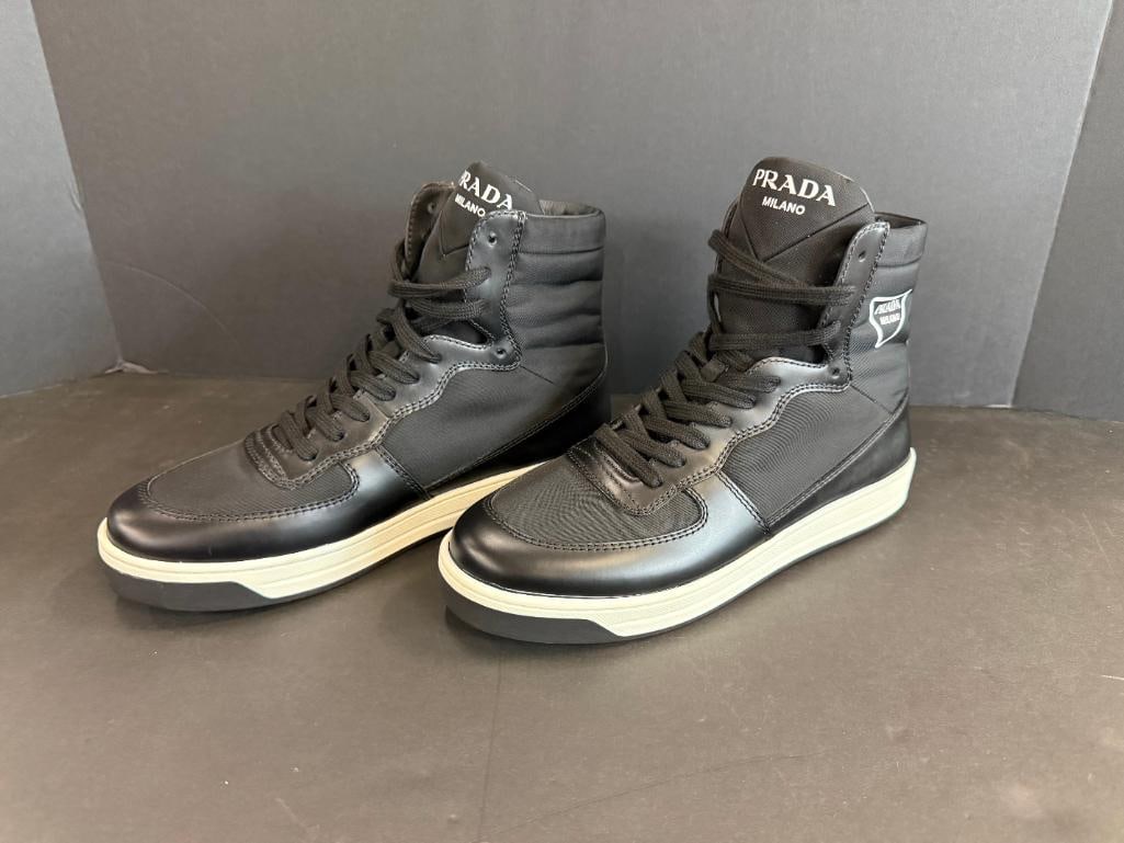 Prada District High Top Sneakers - 4