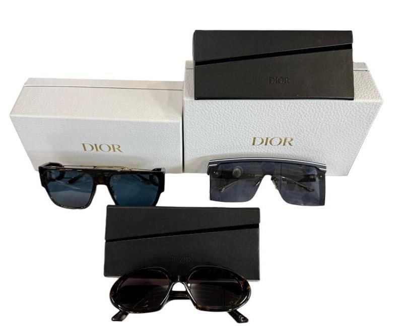 3 Pairs of DIOR Sunglasses (1 of 8)