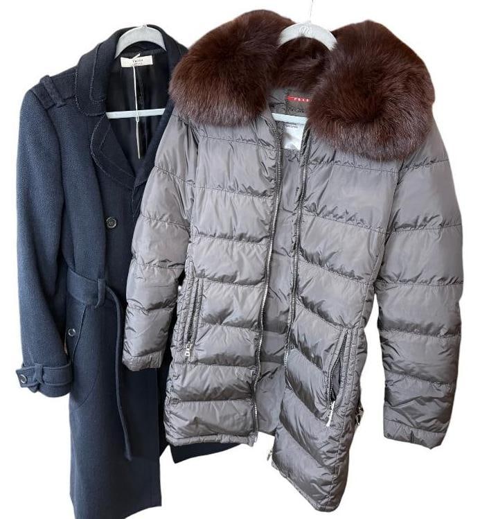 2 Prada Women's Coats: 2 Prada Women's Coats, both are size 38.