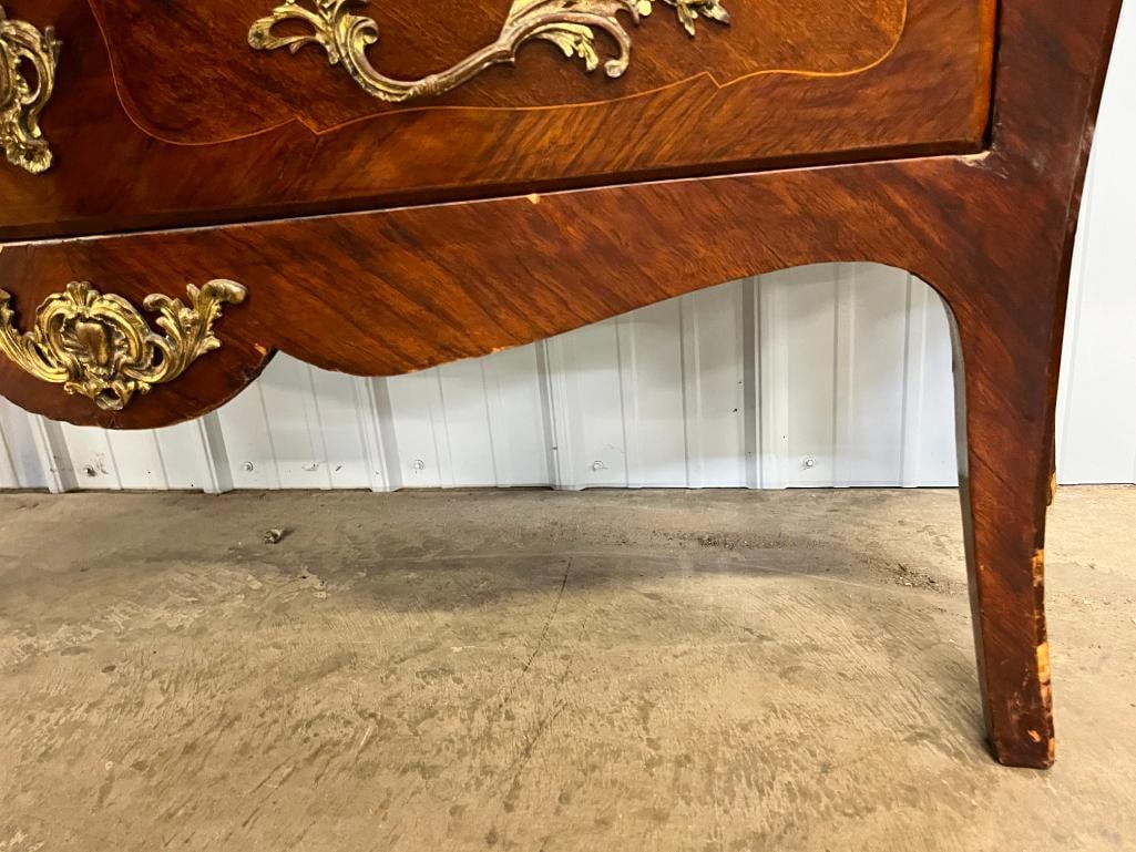 Marble top Commode with Gilt Bronze mounts - 7