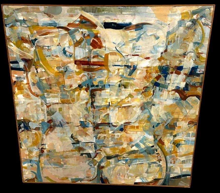 Cynthia Feyrer signed oil on canvas (1 of 4)