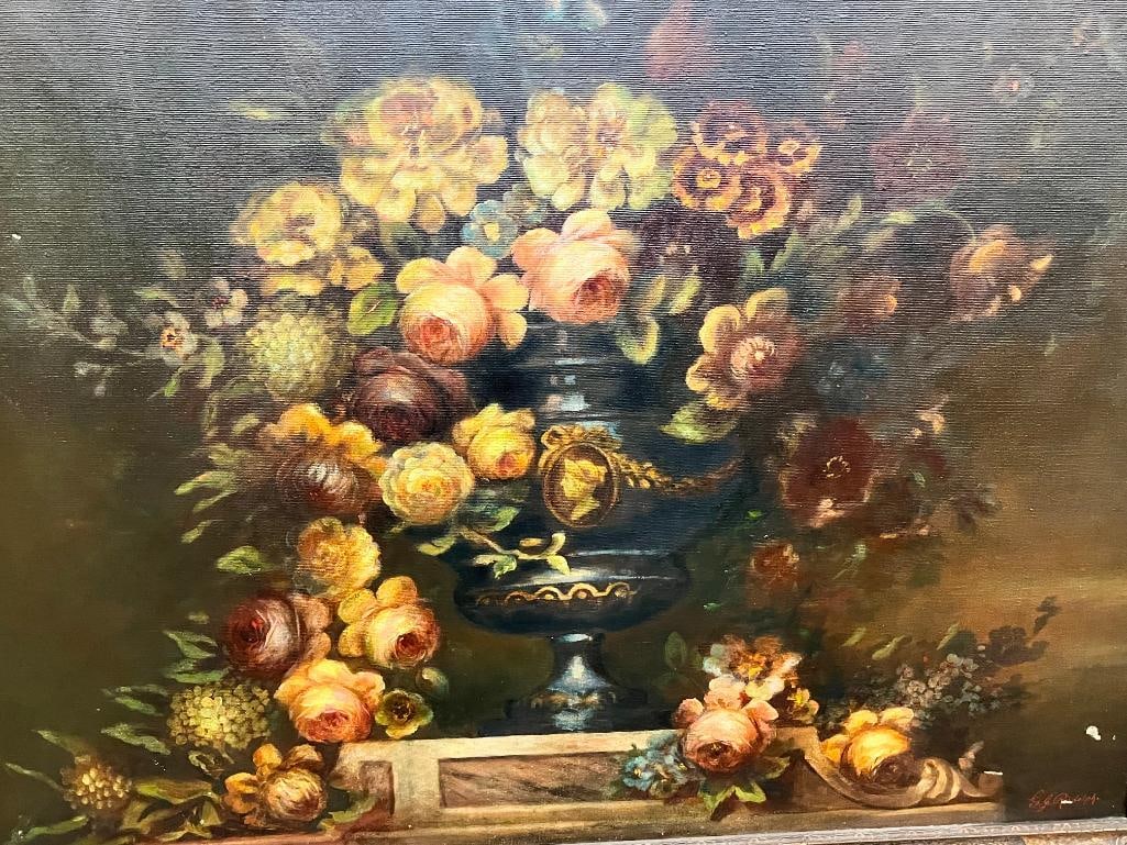 G.J. Rudolph signed oil on canvas (1 of 8)