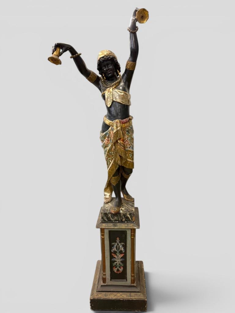 Antique Venetian Blackamoor Statue (1 of 16)