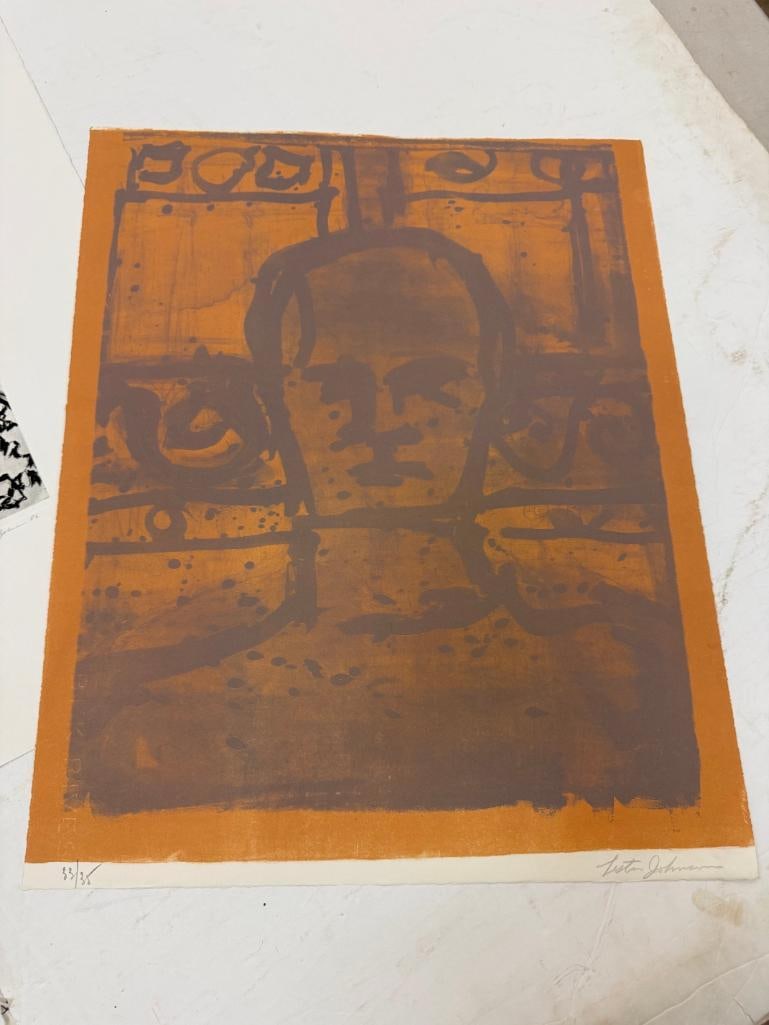 3 Lester Johnson signed and numbered prints - 5