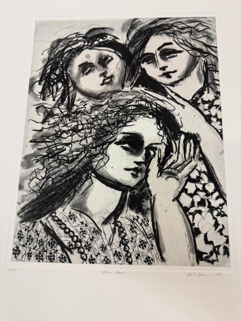 3 Lester Johnson signed and numbered prints - 8