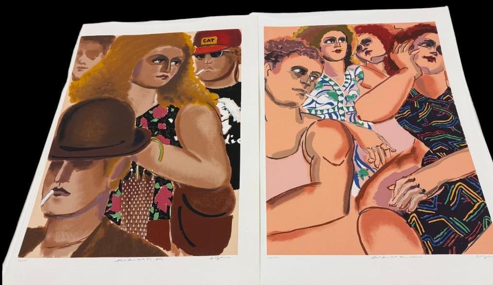 2 Lester Johnson signed and numbered serigraphs (1 of 12)