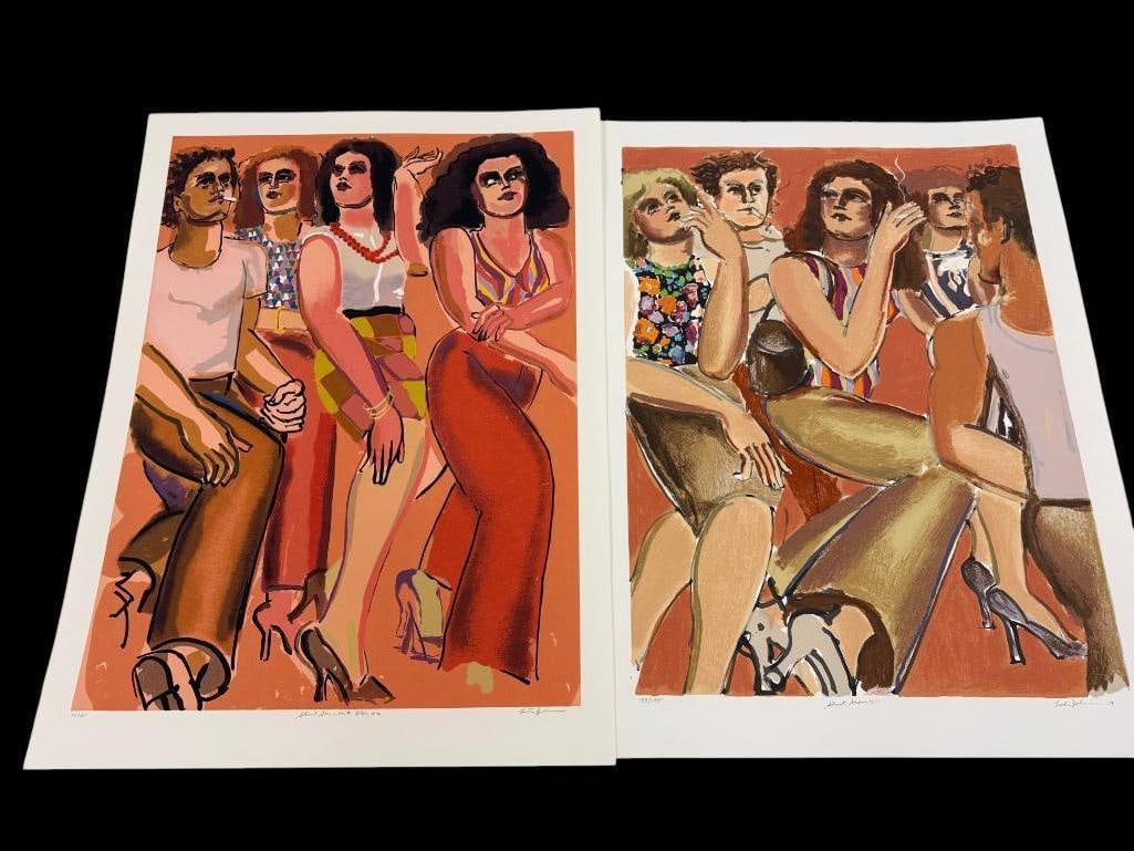 2 Lester Johnson signed and numbered serigraph (1 of 3)
