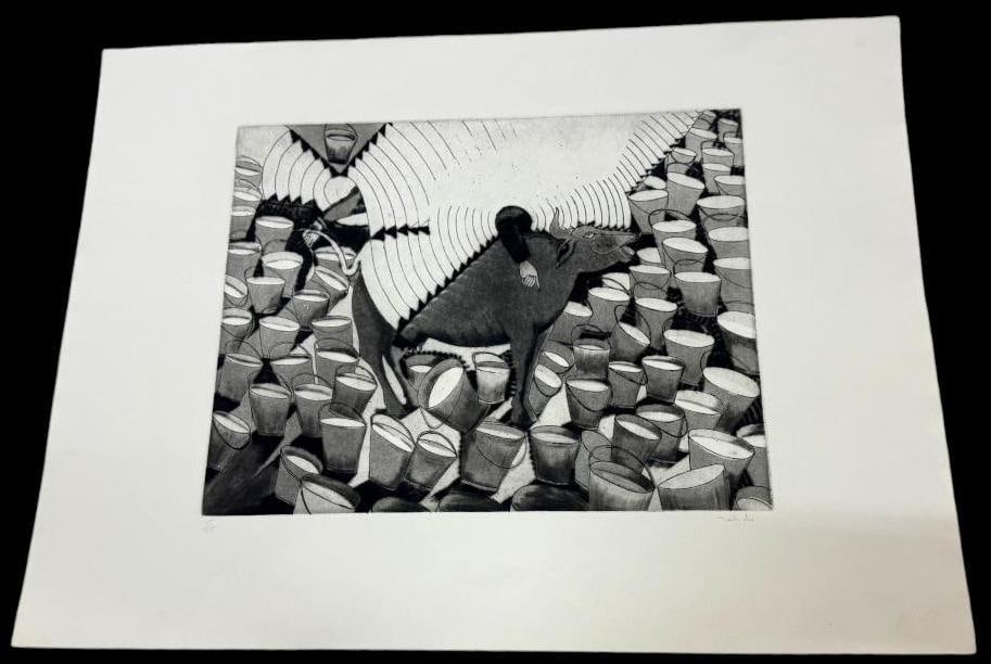 Francisco Toledo signed and numbered etching (1 of 4)