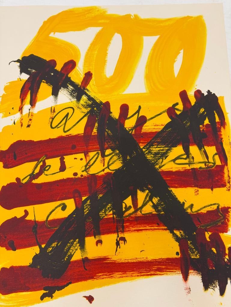 Antoni Tapies signed and numbered lithograph - 2