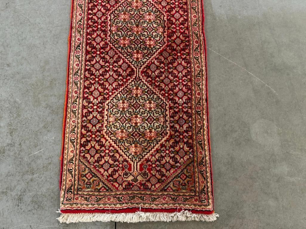 Handmade Persian Oriental runner - 3