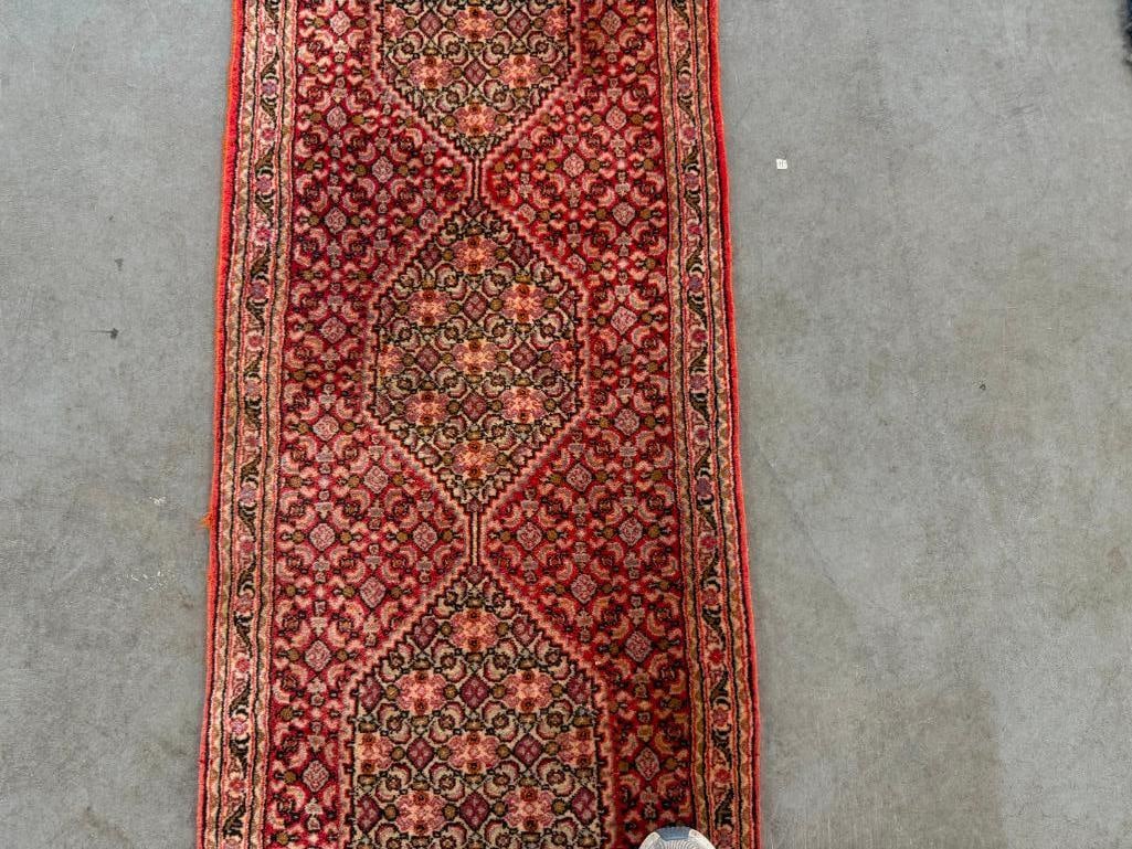 Handmade Persian Oriental runner - 5
