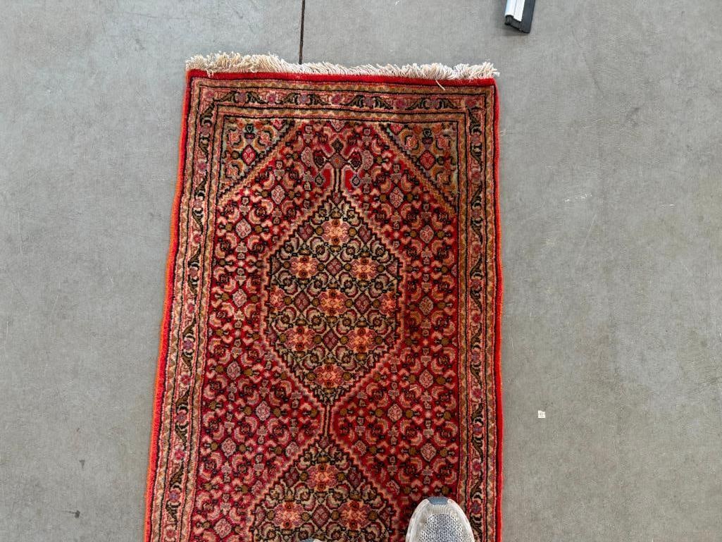 Handmade Persian Oriental runner - 6