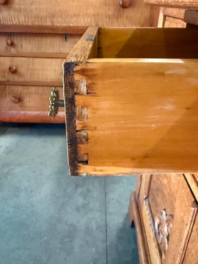 Victorian Style Oak Sideboard - 5