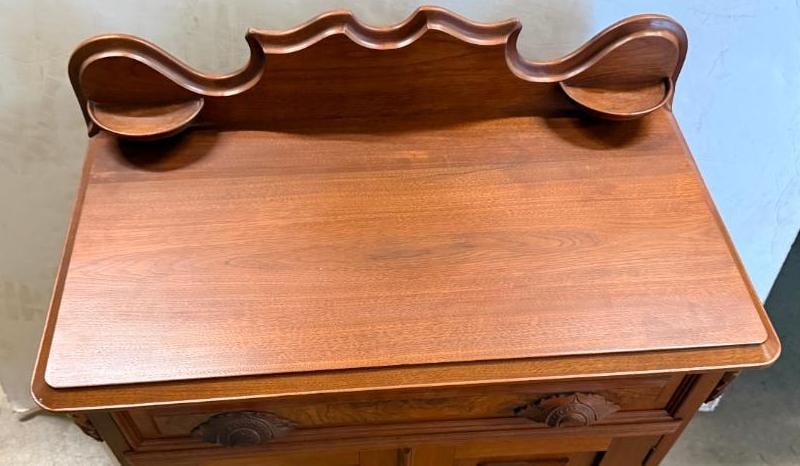 Antique Oak Washstand - 2